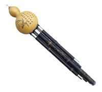 Professional Cucurbit Flutes Black Flute Hulusi Dual Tone Gourd Flauta C/Bb/G/F Key Calabash Hulusi Profesional Flauta China(G)