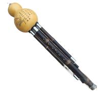 Professional Cucurbit Flutes Black Flute Hulusi Dual Tone Gourd Flauta C/Bb/G/F Key Calabash Hulusi Profesional Flauta China(F)