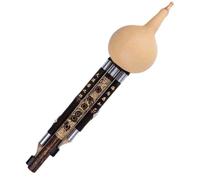 Professional Cucurbit Flutes Chinese Handmade Traditional Hulusi With Case Chinese Knot Cucurbit Flute Good Sealing Of The Interface(C Key)