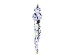 Professional Cucurbit Flutes Chinese Hulusi Gourd Cucurbit Flute C/Bb Traditional Ethnic Chinese Music Instrument With Case Easy To Learn(Blue,Bb)