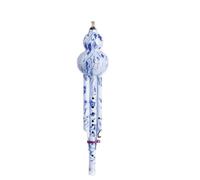 Professional Cucurbit Flutes Dual Tone Hulusi Chinese Traditional Flute Gourd Cucurbit Flauta C/Bb Professional Ethnic Musical Instrument Dizi(White bB)