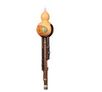 Professional Cucurbit Flutes Fall Protection Hulusi Professional Performance For Adults C Major B Flat Minor D Beginner Instrument(Bb major)