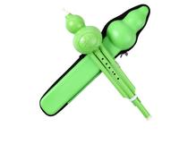 Professional Cucurbit Flutes Hulusi Flute Instrument C D Key Bb Drop Resistant Beginner Friendly(Green in D minor)