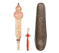 Professional Cucurbit Flutes Improved C Key Hulusi Flute Imitate Wood Grain ABS Material Folk Musical Instrument(4)