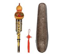 Professional Cucurbit Flutes Improved C Key Hulusi Flute Imitate Wood Grain ABS Material Folk Musical Instrument(1)