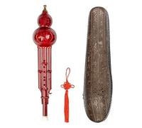 Professional Cucurbit Flutes Improved C Key Hulusi Flute Imitate Wood Grain ABS Material Folk Musical Instrument(5)