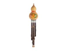 Professional Cucurbit Flutes Three Tone Gourd With Ribbon And Leather Box In F G A Bb And C Majors Suitable For Beginners And Adults(A major)