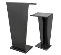 Professional Curved Slanted Desk Podium - Speaker Stand for Enhanced Public Speaking in Churches, Events, and Presentations - & Stylish Design