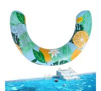 Professional Curved Swim Aid, 75 x 50 cm Inflatable Lounge, Rapid- with Stability Feature, Durable Vinyl Hardware, Vacation Accessory with Nautical Style, Water Toy for Adults and Travel