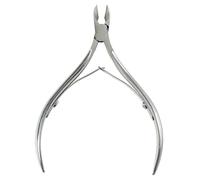 Professional Cuticle Cutter Nail Nippers Scissors Manicure Pusher Pedicure Tong Dead Skin Remover 1pc(Light Grey)