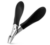 Professional Cuticle Cutter Trimmer Stainless Steel Cuticle Nippers With Silicon Handle For Salon-Quality Nail Care Precision Cutter Remover And Nail Nippers For Manicure And Pedicure
