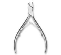 Professional Cuticle Nippers Cutter for Manicure & Pedicure - Stainless Steel Sharp Precision Cuticle Remover with 3mm & 5mm Blades (Gold & Silver), Hangnail & Dead Skin Remover (Silver, 3mm Blade)