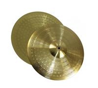 Professional Cymbals 2 Pcs Brass Alloy Cymbals 14-inch Hi-hat Cymbals Professional Jazz Drum Cymbals Replacement Accessories