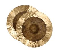 Professional Cymbals 2 Pcs Bronze Alloy Percussion Instrument Drum Cymbal 15" Hi-hat Cymbal For Drummer