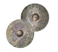 Professional Cymbals 2 Pcs Handmade 14 Inch Hi-hat Cymbal For Professional Percussion Instrument Drum Set (Color : E)