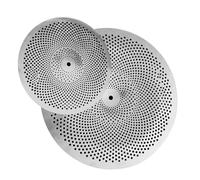 Professional Cymbals 2 Pcs Silver Low Volume Alloy Cymbal 16 Inch China Cymbal And 12 Inch Splash Cymbal