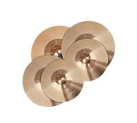 Professional Cymbals 5 Pcs Bronze Alloy Cymbals Set 14''Hi-hat /16''Crash/18''Crash/20''Ride Cymbal With Cymbal Bag