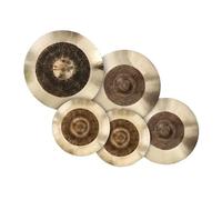 Professional Cymbals 5 Pcs Handmade Cymbal Set 14"Hihat/16"Crash/18"Crash/20"Ride Cymbal With Cymbal Bag For Drum Set