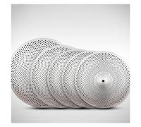Professional Cymbals 5 Pcs Silent Silenced Cymbal Jazz Drum Cymbal Set 14" Hi-hat/16" Crash/18" Crash/20" Ride Cymbal