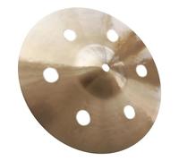 Professional Cymbals Bronze Alloy Stacker Cymbal 8/9/10/12 Inch Splash Cymbals For Percussion Instruments Drum Set (Color : 10 inch)