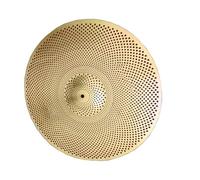 Professional Cymbals Durable Alloy Low Volume Cymbals 20" Ride Cymbals Mute Cymbal For Drum Set (Color : Gold)