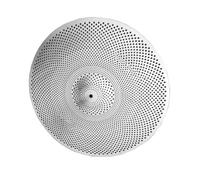 Professional Cymbals Durable Alloy Low Volume Cymbals 20" Ride Cymbals Mute Cymbal For Drum Set (Color : Gold) (Silver)