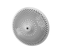 Professional Cymbals Durable Stainless Steel Low Volume Cymbals 10" Splash Cymbal For Percussion Instrument Drum Set (Color : Gold) (Silver)