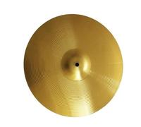 Professional Cymbals Gold Color Alloy Cymbal 14 Inch Crash Cymbal For Percussion Instrument Practice Cymbal