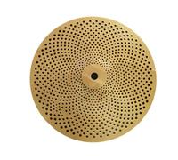 Professional Cymbals Gold Color Mute Cymbal 10" Splash Cymbal Low Volume Cymbals Silent Cymbals For Jazz Drum Set