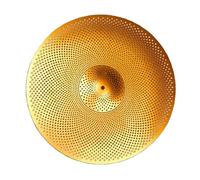 Professional Cymbals Gold Low Volume Crash Cymbal 16 Inches Practice Crash Mute Cymbal For Jazz Drum Set