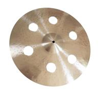 Professional Cymbals Handmade Percussion Cymbal 18" Stacker 6 Holes Cymbal For Drum Kit