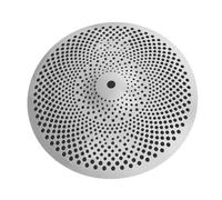 Professional Cymbals Low Volume Mute Alloy Cymbals 12" Splash Cymbal Silent Cymbal For Drum Set (Color : Gold) (Silver)
