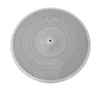 Professional Cymbals Low Volume Mute Cymbals 14" Crash Cymbal Percussion Instrument Drum Set Cymbals (Color : Silver) (Silver)