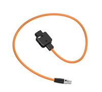 Professional D-Tap to 4Pin XLR Power Cable Nylon Braided 150W Connector Replacement for Camera Film Production Rotatable D Tap Link
