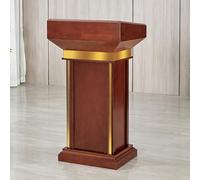 Professional d Woo Standing Desk Pulpit Lectern 43in Heavy Duty Church Podium with Sturdy Base & Spacious Reading Platform for Presentations & Classroom Spes