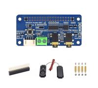 Professional DA7212 Music Expansion Module Sound Card HAT Supporting I2C Control and Double Microphone Stereophonic Sound