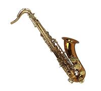 Professional Dark Gold Color Phosphor Copper Body Tenor Saxophone With Hard Rubber Mouthpiece Saxophone for Student