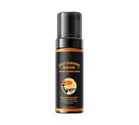 Professional Dark Self Tanning Mousse, Sunless Instant Bronzing Foam for Body, Deep Natural Glow, Streak-Free Fake Tan with Aloe Vera & Vitamin E, Fast-Drying Moisturising Tanning Mousse (1pc)