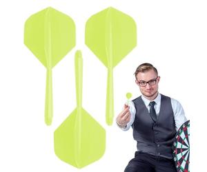 Professional Dart Flights Set, Integrated Dart Accessories Set, High Precision Balanced Flights with Stable Shafts, Practice Training Tournaments Casual Play Matches Performance Use
