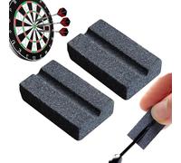 Professional Dart Point Polisher - Steel Tip Sharpening Stone for Accurate Throws | Portable Mini with V Groove, Dart Tool Non Slip, Grip for Bar Game Practice and Competitive Play