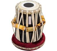 Professional Dayan Tabla in Black Sheesham Wood - Handcrafted, Concert Quality, Tuned to C Sharp (PDI-CHH) - Rich Sound, Perfect for Classical Performances & Practice