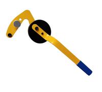 Professional Deck Leveling Heavy-Duty Tool with Grips and Adjustable Casters for Stable Alignme Permanent Polyamide Casters