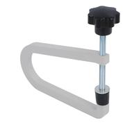 Professional Deep-Throat Guitar Bridge Clamp for Luthiers - -Duty Cast Steel C-Clamp with 3.5" Throat Depth, Fit Acoustic & Folk Guitars, Includes P
