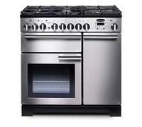 Professional Deluxe 90cm Dual Fuel Range Cooker - Stainless Steel