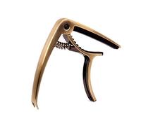 Professional Deluxe Guitar Capo for Acoustic Electric Classical Guitars 6 String, Also Quick Change for Ukulele, Bass, Banjo & Mandolin, Lightweight Zinc Alloy (Bronze)