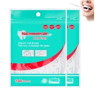 Professional Dental Floss Picks | 200 Pack | 2-in-1 Interdental Cleaner & Toothpick | Plaque Removal, Bad Breath Prevention | Extra Strong Floss & Ergonomic Handle (200)