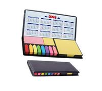 Professional desk organizer features calendar integration and stick notes for efficient reminders and memo management calendar