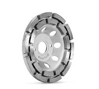 Professional Diamond Cup Wheel 125mm - Double Row - for Concrete, Granite & Natural Stone - 125mm x 22.2mm Diamond Grinding Disc