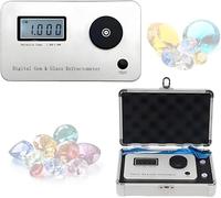 Professional Diamond Tester Gemstone Detector Tool - Accurate Measurement Error ±0.005, Refractive Index 1.300-3.000 for Various Gemstones