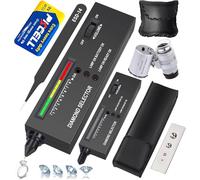 Professional Diamond Tester Pen, High Accuracy Jewelry Diamond Tester, Electronic Diamond Gem Tester and Tester Pen 60X Magnifying Glasses Tool Kit for Novice Expert (Diamond Tester Pen)